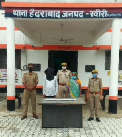 लखीमपुर खीरी के थाना हैदराबाद पुलिस द्वारा पुत्रवधू की हत्या के आरोपी सास-ससुर को किया गया गिरफ्तार