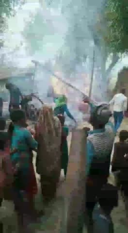 संभल| थाना जुनावई क्षेत्र के गांव दिल्ली पुर में अज्ञात कारणों के चल तेल लगी घर में आग सामान जलकर हुआ राख |