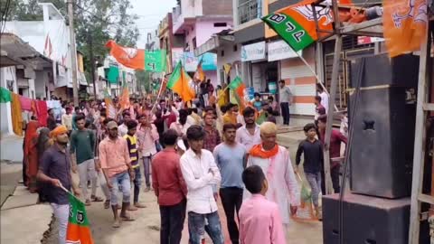 माकड़ोन नगर निकाय चुनाव में 10 वार्डों में भाजपा बहुमत से चींटी भाजपा ने आतिशबाजी के साथ जुलूस निकाला जिनका नगर में भव्य स्वागत हुआ