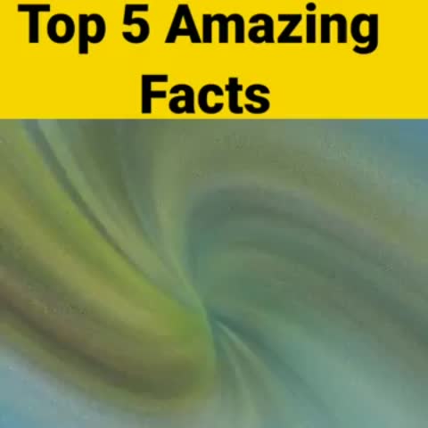 Top 5 Amazing facts in World.
