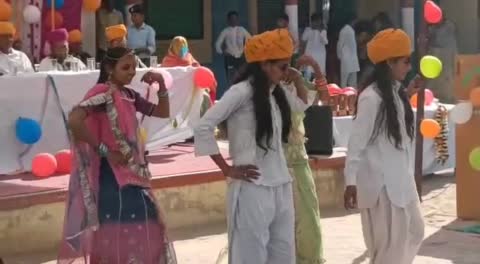 Rajasthan_pali_विद्यालय में वार्षिकोत्सव समारोह के दौरान सांस्कृतिक कार्यक्रम
