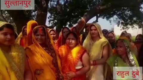 सुलतानपुर:महिलाओं ने की अवसान मैया की पूजा