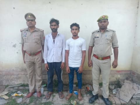 सिद्धार्थनगर त्रिलोकपुर पुलिस द्वारा अपहरण के आरोपी 2 नफर वांछित अभियुक्तों को चिताही से किया गिरफ्तार भेजा न्यायालय